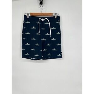 Vans Shark Print Swim Trunks‎ Board Shorts Kids Size 28